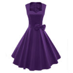 40s style bridesmaid dresses purple