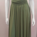 Olive Green Infinity Bridesmaid Dress