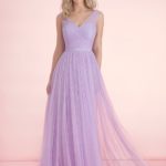 light to dark purple bridesmaid dresses