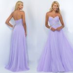 long light purple bridesmaid dresses sweetheart shape