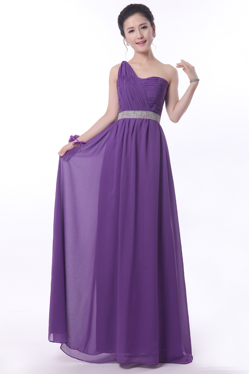 royal purple bridesmaid dresses long 2017