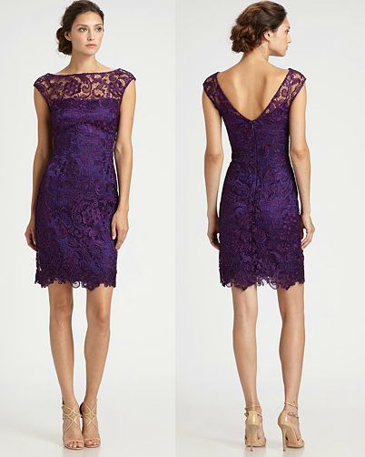 short bridesmaid dresses purple lace v neck