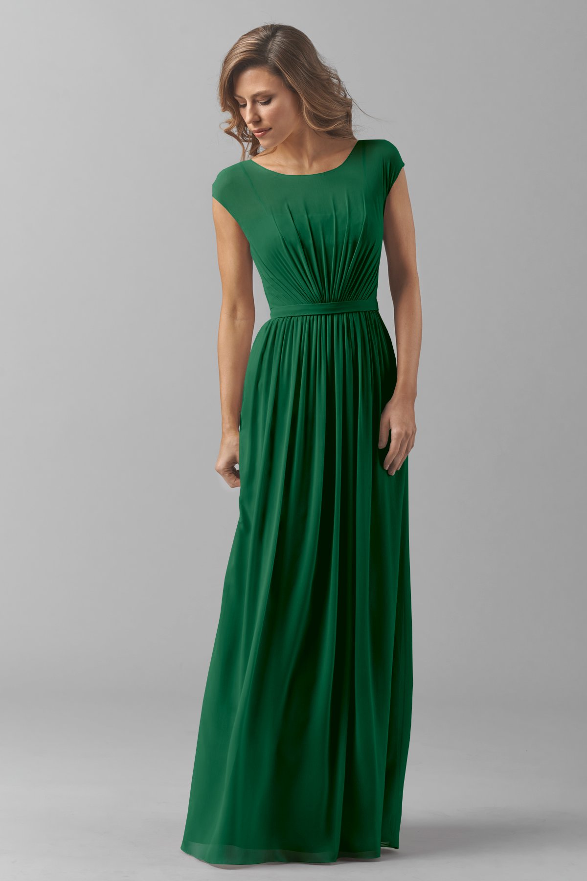 Emerald Green Mother Bridesmaid Dress Long