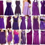 Purple bridesmaid dresses shapes and styles collection