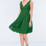 Short Emerald Green Summer Bridesmaid Dress