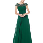 Top Lace Green Lacey Bridesmaid Dress
