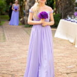 a line light purple bridesmaid dresses