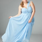 sparkling baby blue bridesmaid dresses