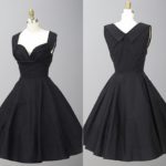 1950s Inspired Shelf Bust Little Black Dresses