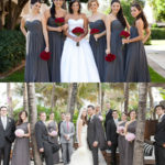 charcoal gray bridesmaid dresses and suits 2017