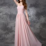 Pearl Pink Chiffon Sweetheart A-Line Princess Ruched 60281Bridesmaid Dress Bridesmaid Dress