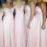 Pink Chiffon Sweetheart A-Line Princess Bridesmaid Dress1506EV1023Bridesmaid Dress Bridesmaid Dress