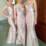 Pink Satin One-Shoulder Trumpet Mermaid Bridesmaid Dress