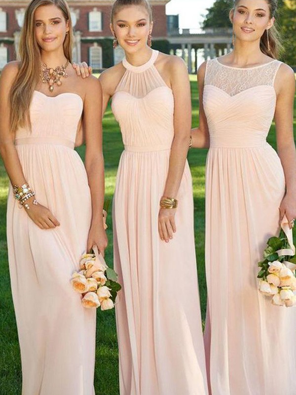 pon1506ev717-1--Savor the Occasion Princess Style Floor-Length Ruched Chiffon Bridesmaid Dresses