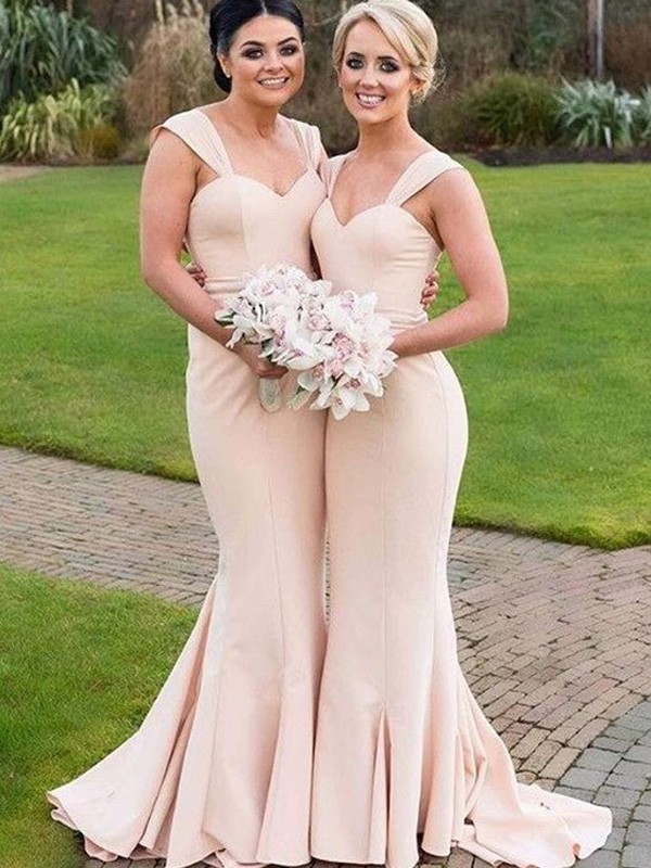 pon1506ev747-1--Memorable Magic Mermaid Style Sweetheart Satin Floor-Length Bridesmaid Dresses
