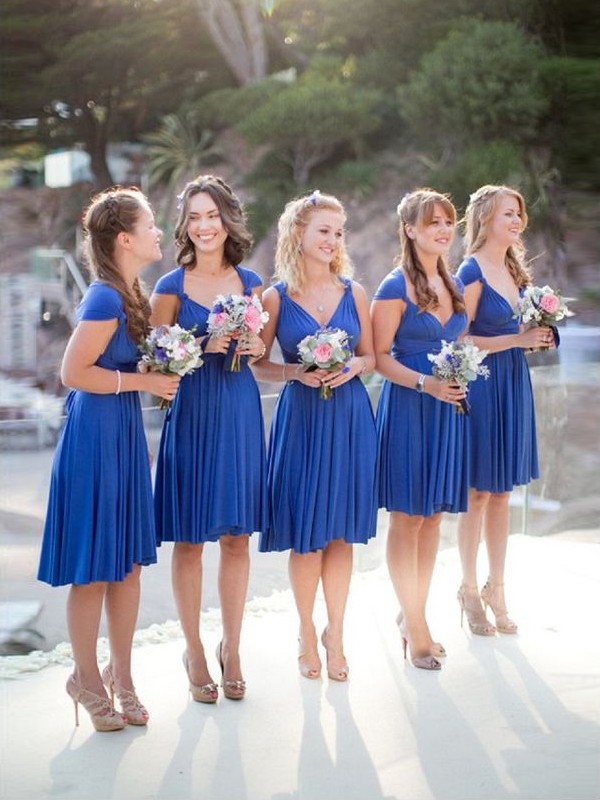 pon1506ev757-1--Touch of Texture Princess Style V-neck ShortMini Chiffon Bridesmaid Dresses
