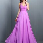 Lavender Chiffon Halter A-Line Princess Pleats 50469Bridesmaid Dress Bridesmaid Dress